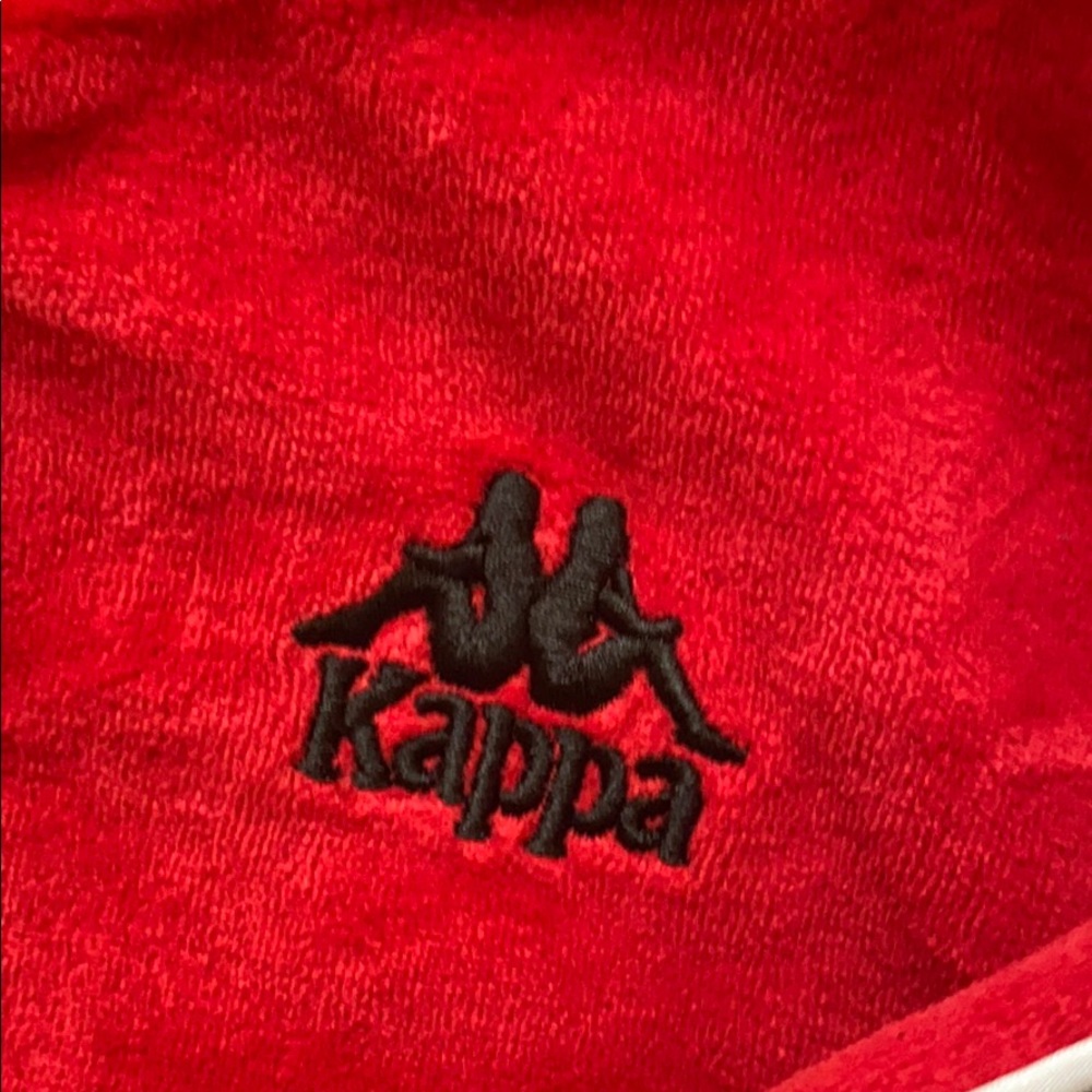 222 Banda Aynset Red Black and White Kappa Sweater
